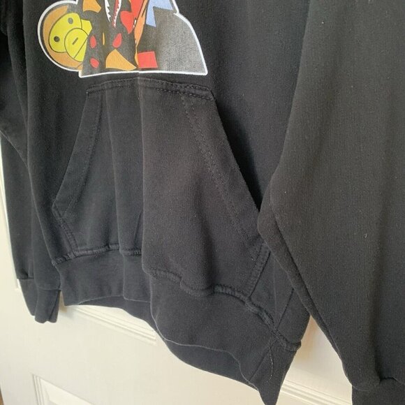 Backwoods Pull Over Hoodie Rick And Morty Shark Face Graphic Men’s Small - Picture 3 of 9